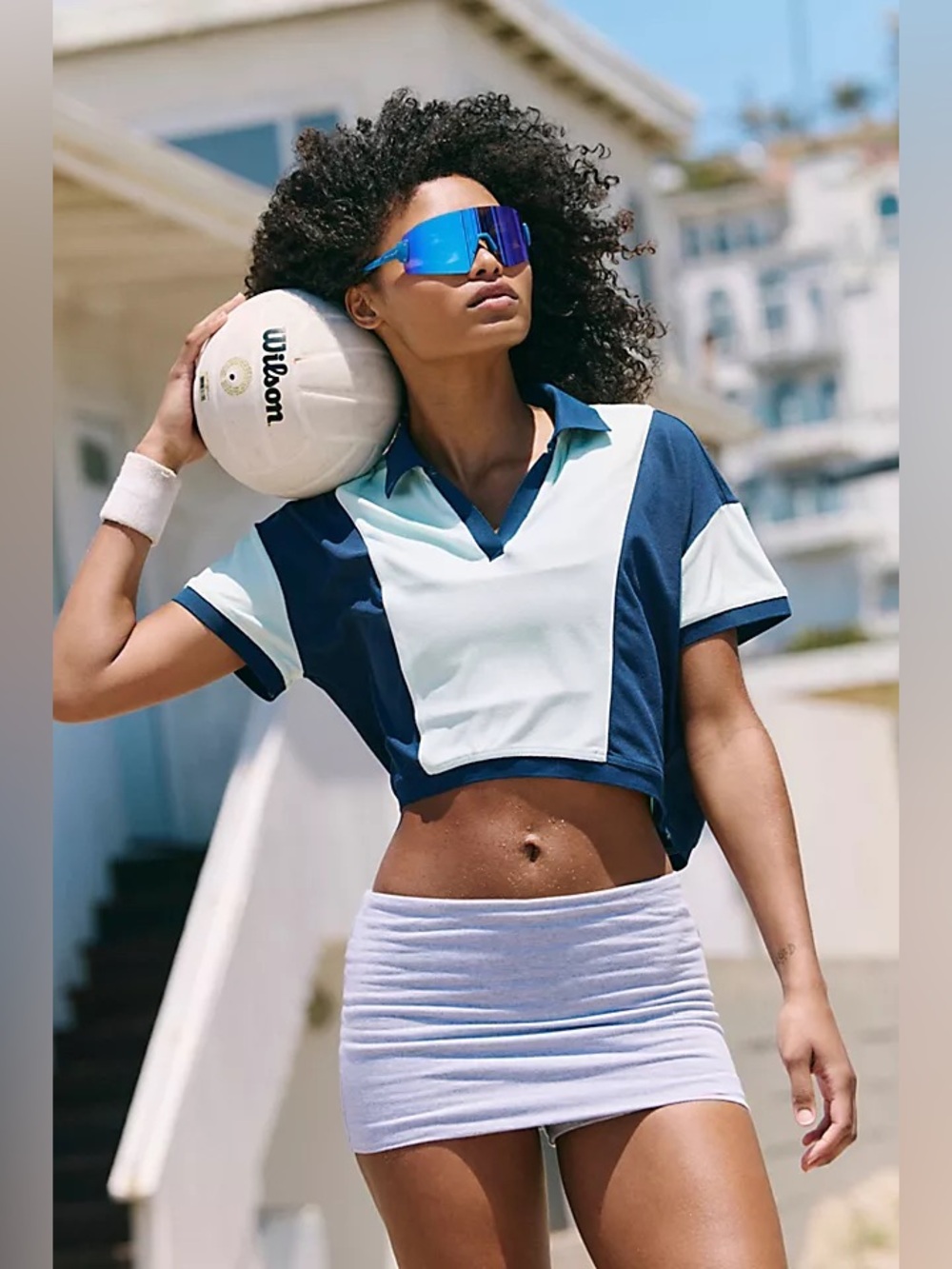 Free People NWOT Hall Of Fame Polo Top